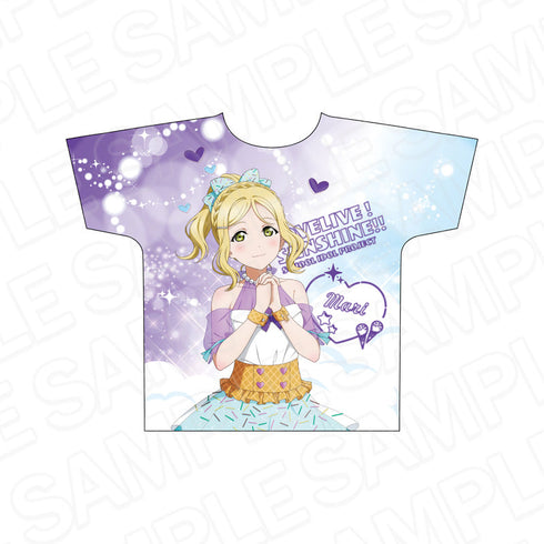 『ラブライブ!サンシャイン!!』フルグラフィックTシャツ 小原鞠莉 Cafe party ver.